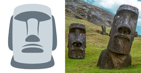 what is the easter island emoji called