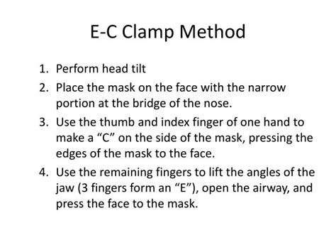 What Is The Ec Clamp Technique