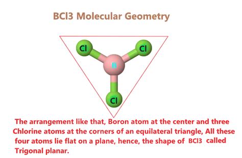 what is the electron geometry of bcl3