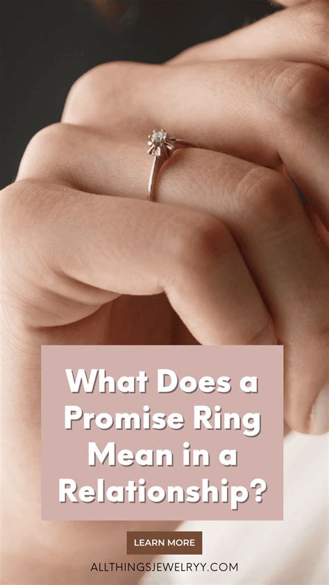 What Is The Equivalent Of A Promise Ring For A Guy
