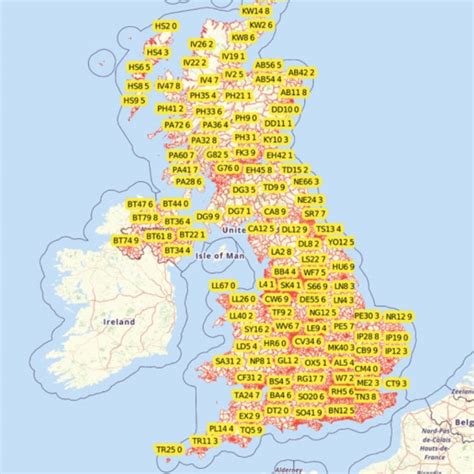 what is the equivalent of a zip code in the uk