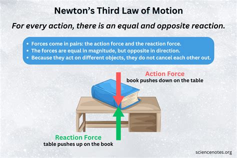 what is the example of newton's third law of motion