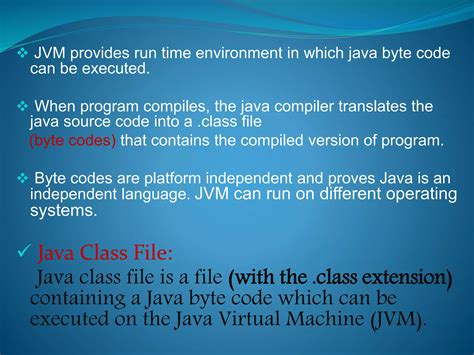 what is the extension of java byte code