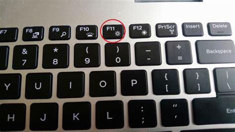 what is the f11 key on a laptop