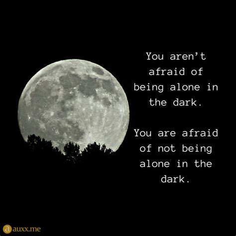 what is the fear of being alone in the dark