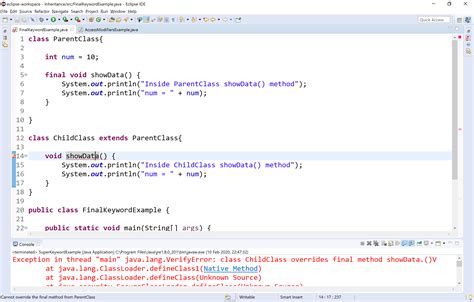 What Is The Final Keyword In Java Give An Example