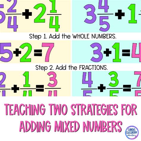 what is the final step when adding mixed numbers