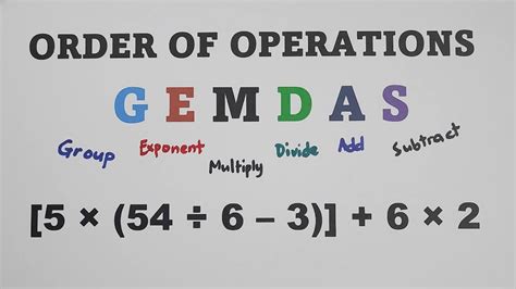 what is the first step in solving problem using gemdas