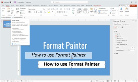 What Is The Format Painter In Powerpoint