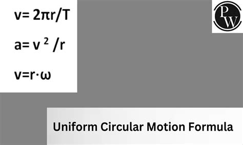what is the formula for angular velocity in uniform circular motion