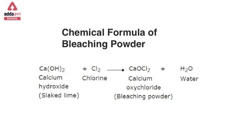 what is the formula of bleach