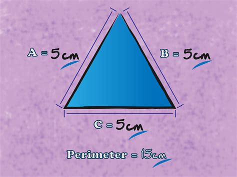 what is the formula of calculating the perimeter of a triangle