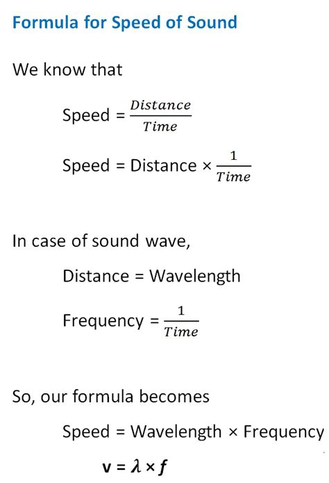 what is the formula to calculate the speed of sound in a medium
