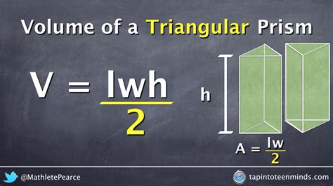 what is the formula to calculate volume of a triangular prism