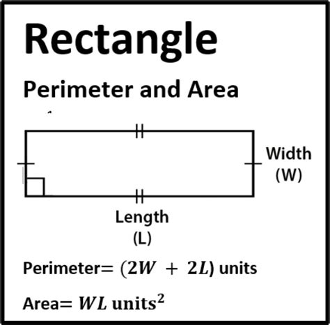 what is the formula to find length and breadth of rectangle