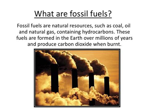 what is the fossil fuels