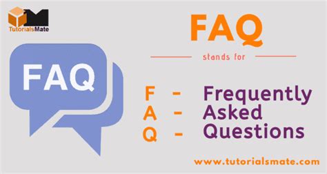 what is the full form of a faq