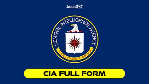what is the full form of cia