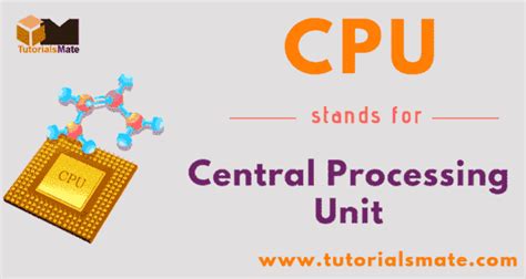 what is the full form of cpu in computer