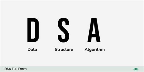 what is the full form of dsa in computer