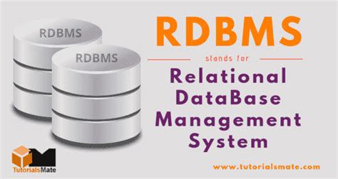 what is the full meaning of rdbms in computer