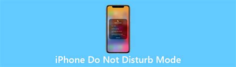 what is the function of do not disturb in mobile