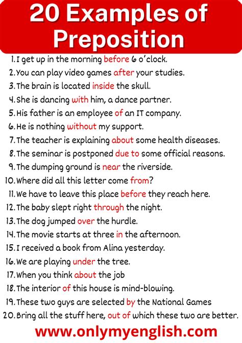 what is the function of preposition in a sentence