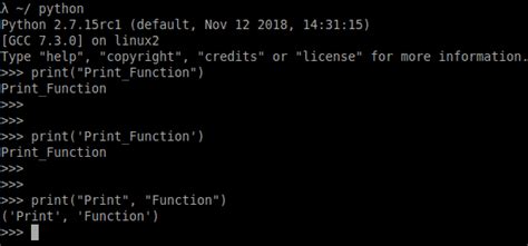 what is the function of print command in python programming language