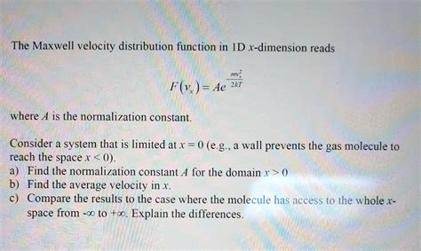What Is The Function Of Velocity Distribution