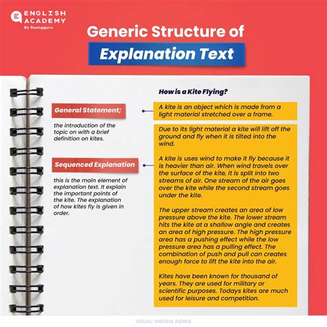 what is the generic structure of an explanation text