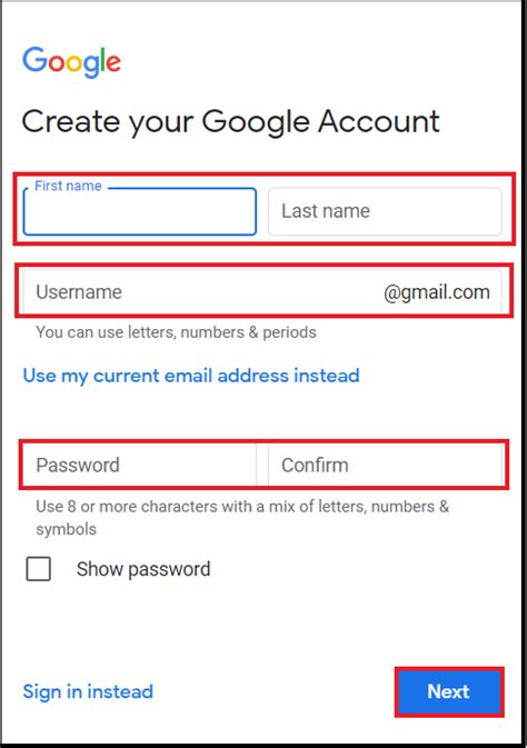 what is the gmail sign in page