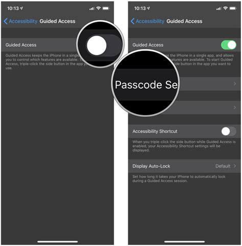 what is the guided access passcode on iphone
