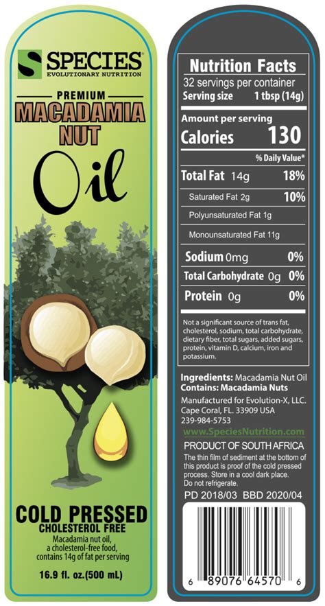What Is The Harmonized Code For Macadamia Nut Oil