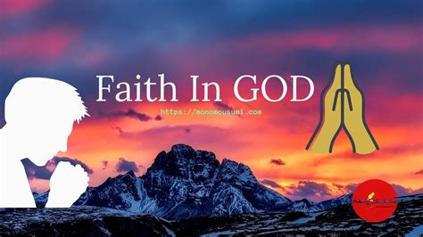 what is the importance of faith in god