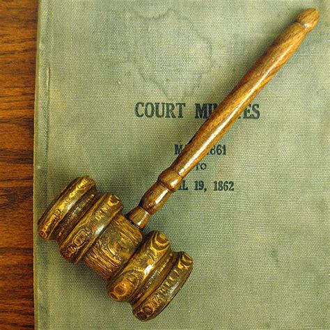 what is the judge's mallet called
