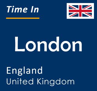 what is the local time in london england