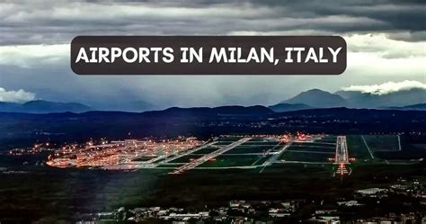 what is the main airport in milan italy