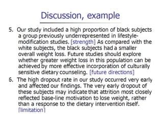 what is the main function of discussion section in research paper