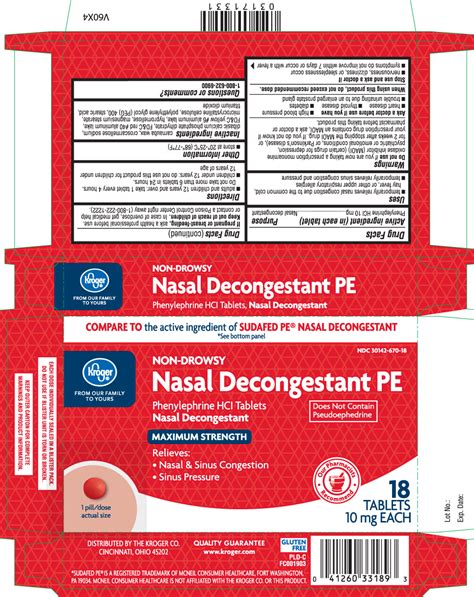 what is the main ingredient in decongestant