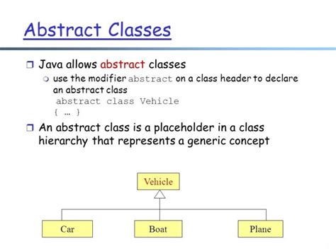 what is the main purpose of an abstract class in java