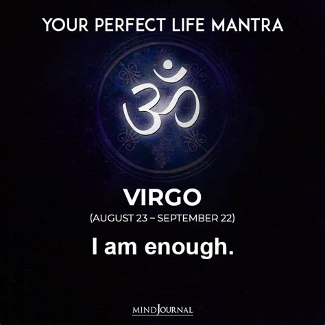 what is the mantra for i am virgo