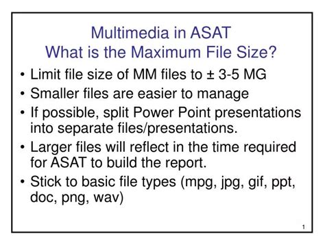 what is the maximum file size for a powerpoint presentation