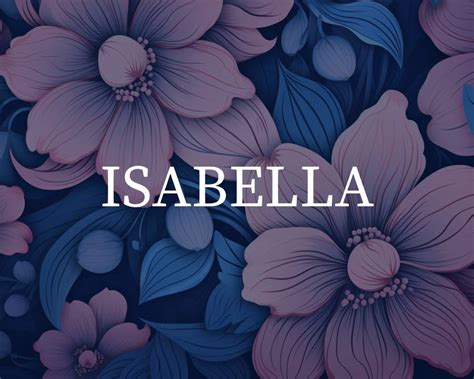 what is the meaning for the name isabelle