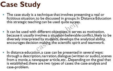 what is the meaning of case study in education
