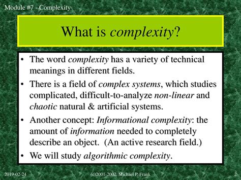what is the meaning of complexity in english