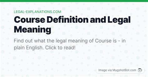 what is the meaning of course time