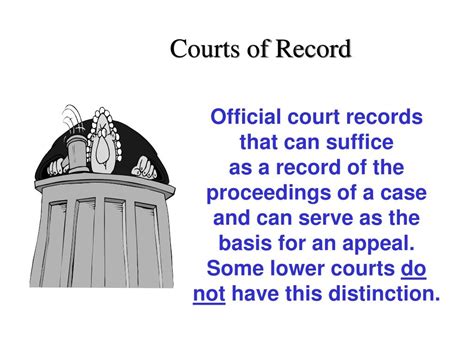 what is the meaning of court of record