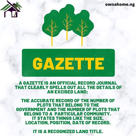 what is the meaning of gazette