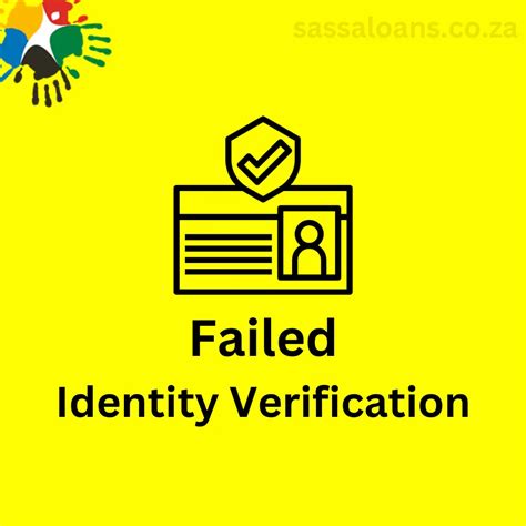 what is the meaning of identity verification failed