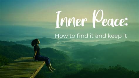 what is the meaning of inner peace